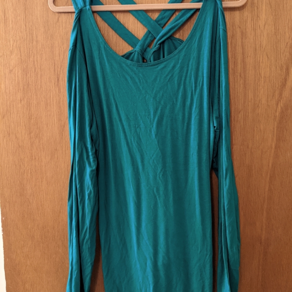 Eloquii strappy back green 18/20